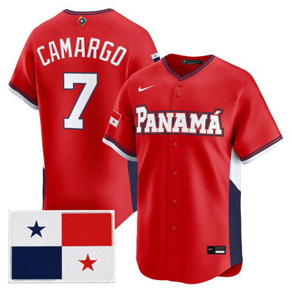 Men's Team Panama 2026 World Baseball Classic Vapor Premier Jersey - All Stitched