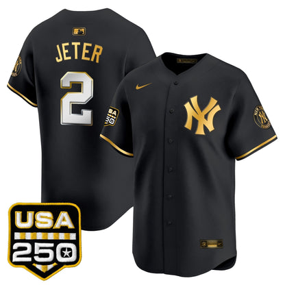 Men's New York Yankees 250America Patch Vapor Premier Limited Jersey - All Stitched