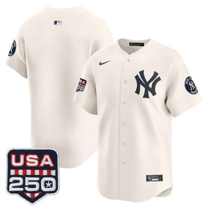 Men's New York Yankees 250America Patch Vapor Premier Limited Jersey - All Stitched