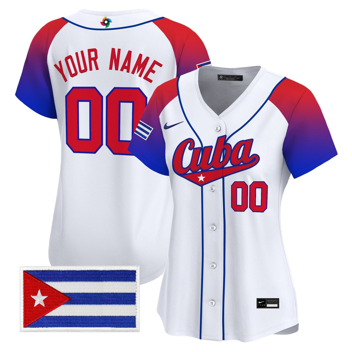 Team Cuba World Baseball Classic Vapor Premier Custom Jersey - 2026 Roster - All Stitched