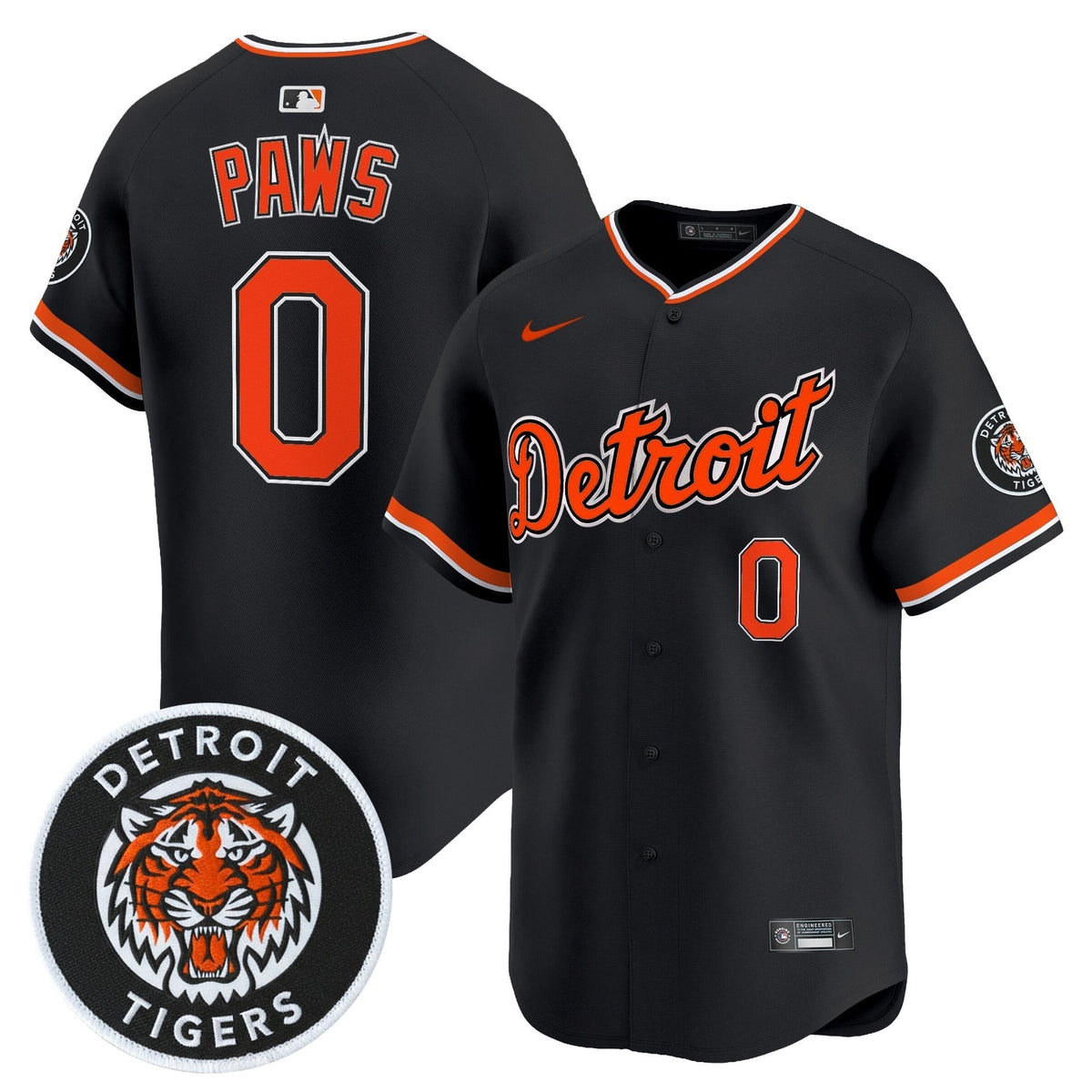 Men's Detroit Tigers 2026 Alternate Vapor Premier Limited Jersey - All Stitched