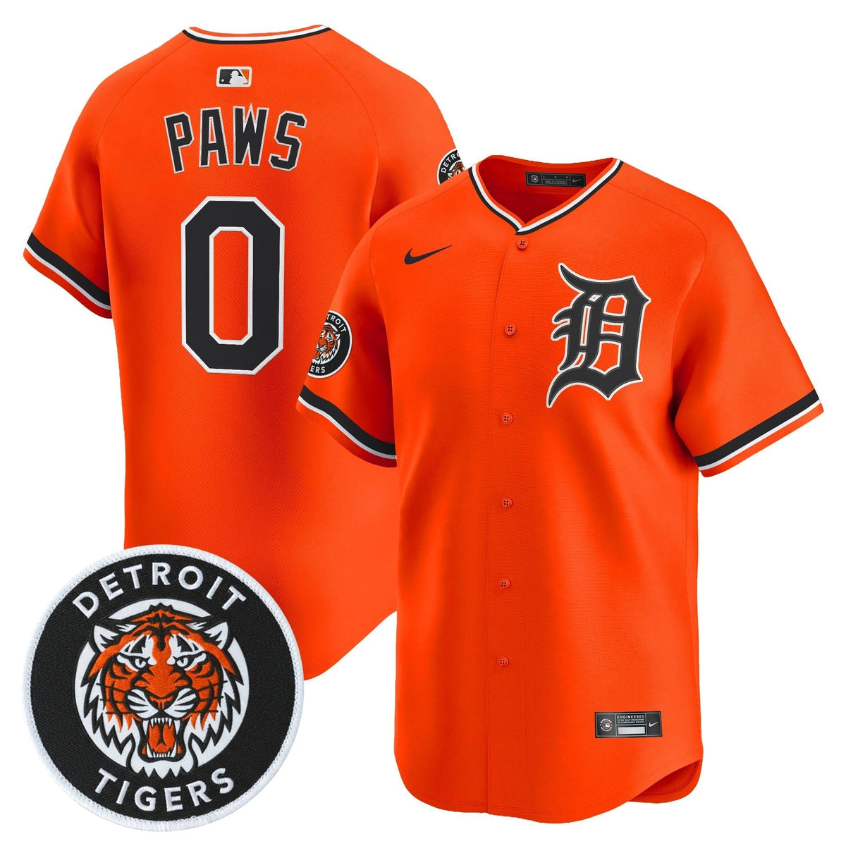 Men's Detroit Tigers 2026 Alternate Vapor Premier Limited Jersey - All Stitched