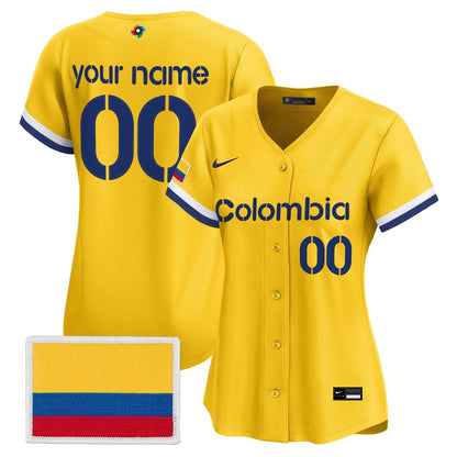 Team Colombia 2026 World Baseball Classic Vapor Premier Custom Jersey - All Stitched