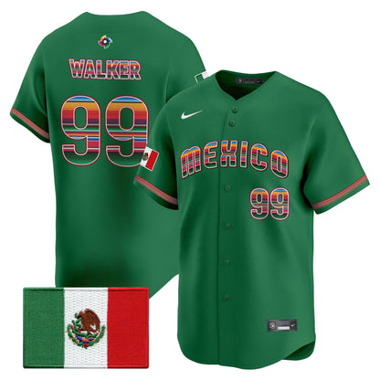 Men's Team Mexico World Baseball Classic "Serape Edition" Vapor Premier Jersey - 2026 Roster - All Stitched