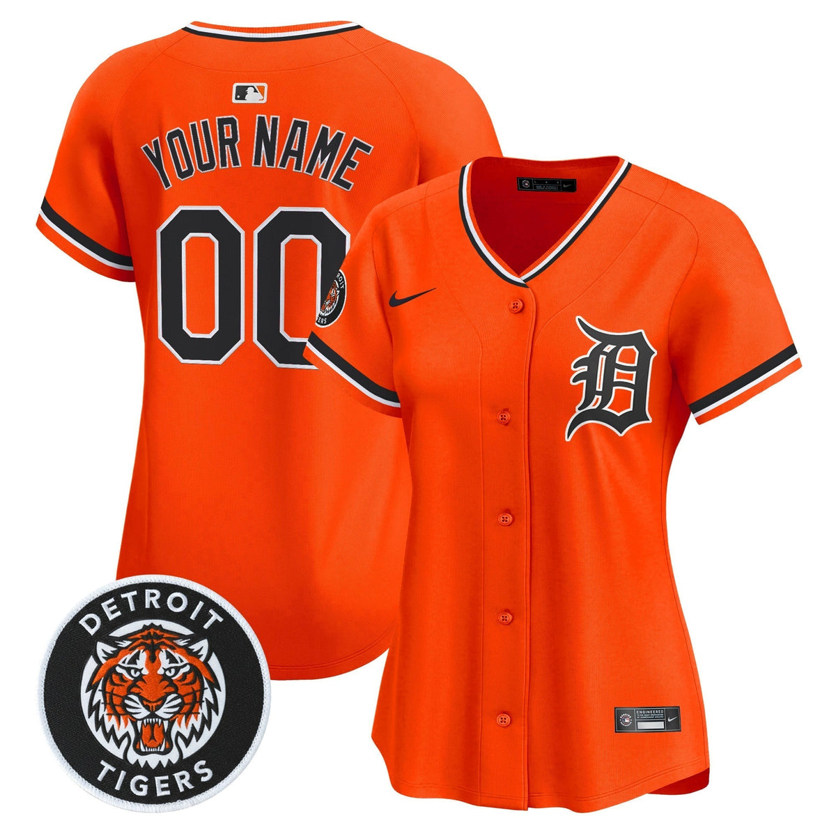 Detroit Tigers 2026 Alternate Vapor Premier Limited Custom Jersey - All Stitched