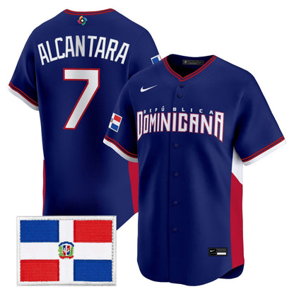 Men's Team Dominican Republic World Baseball Classic Vapor Premier Jersey - All Stitched