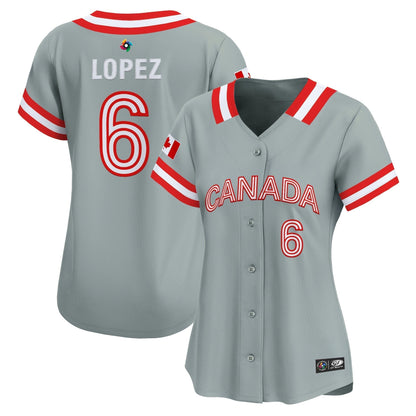 Women's Team Canada World Baseball Classic Vapor Premier Jersey - All Stitched