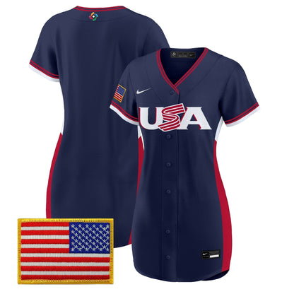 Women's Team USA 2026 World Baseball Classic Baseball Dress - All Stitched