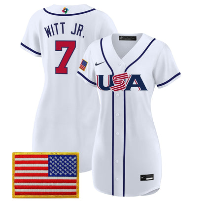 Women's Team USA 2026 World Baseball Classic Baseball Dress - All Stitched