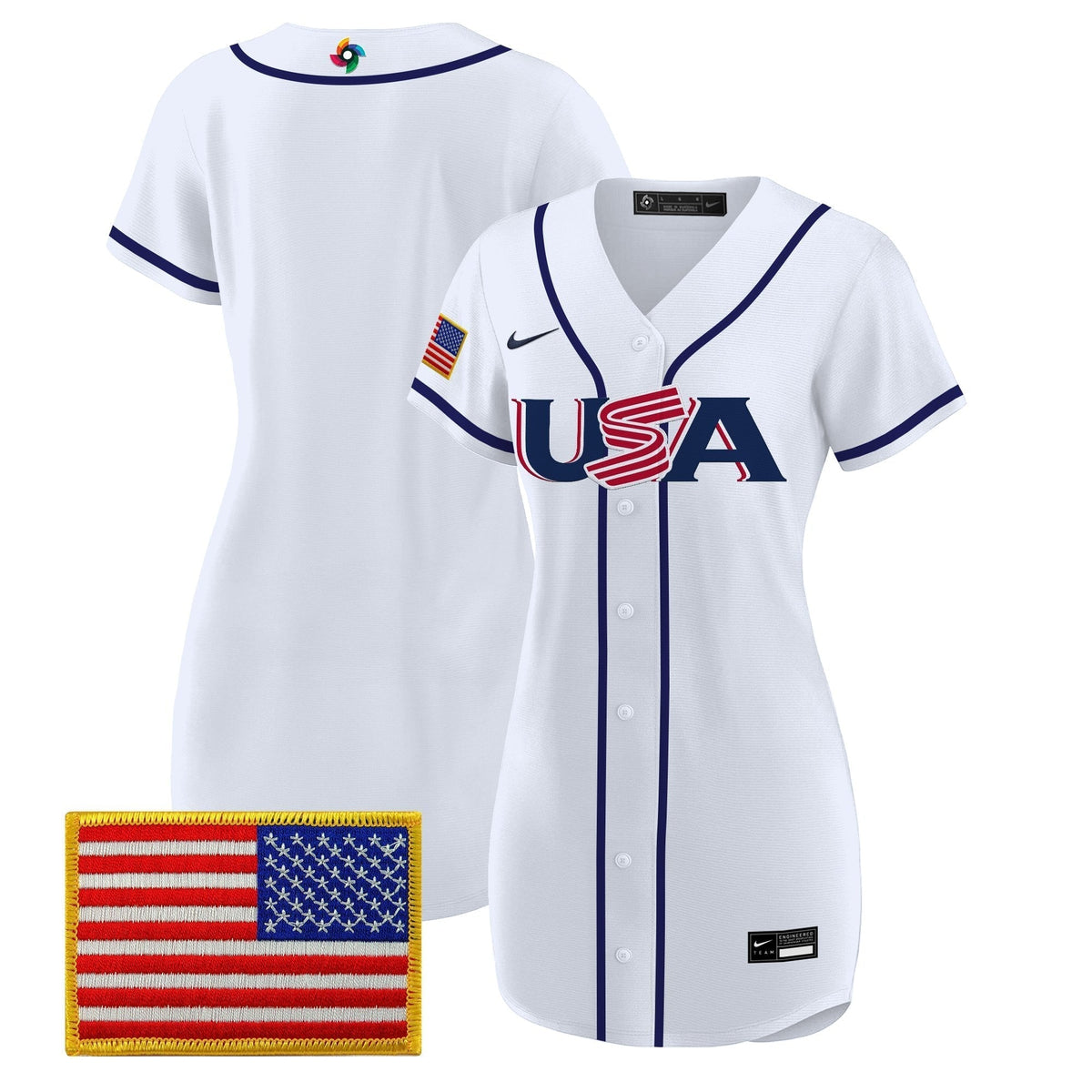 Women's Team USA 2026 World Baseball Classic Baseball Dress - All Stitched