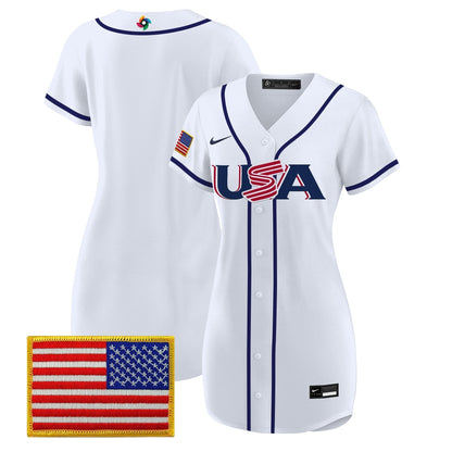 Women's Team USA 2026 World Baseball Classic Baseball Dress - All Stitched