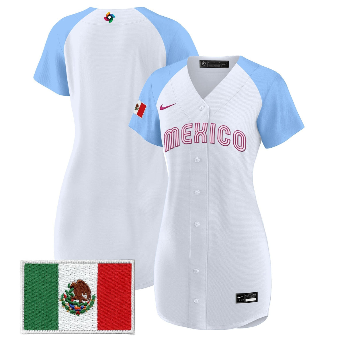 Women's Team Mexico World Baseball Classic Baseball Dress - All Stitched