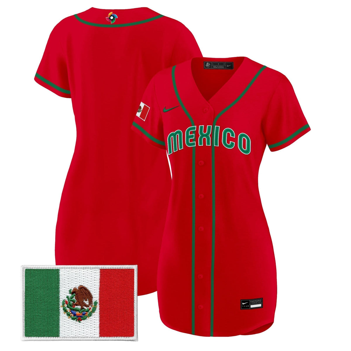 Women's Team Mexico World Baseball Classic Baseball Dress - All Stitched
