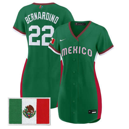 Women's Team Mexico World Baseball Classic Baseball Dress - All Stitched
