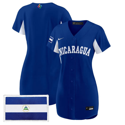 Women's Team Nicaragua 2026 World Baseball Classic Baseball Dress - All Stitched