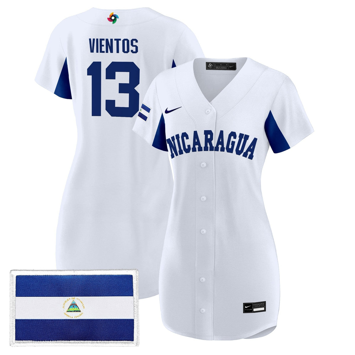 Women's Team Nicaragua 2026 World Baseball Classic Baseball Dress - All Stitched
