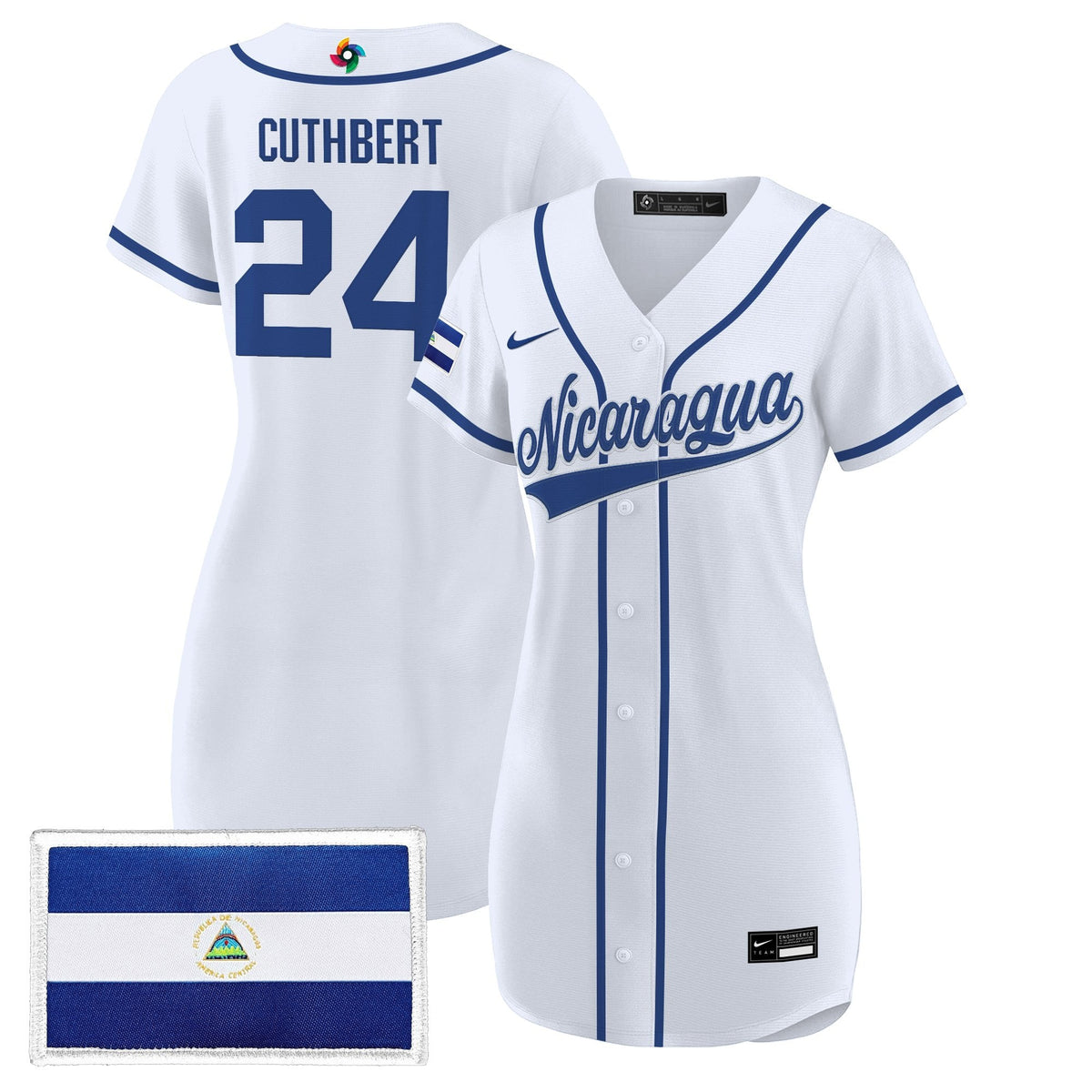 Women's Team Nicaragua 2026 World Baseball Classic Baseball Dress - All Stitched