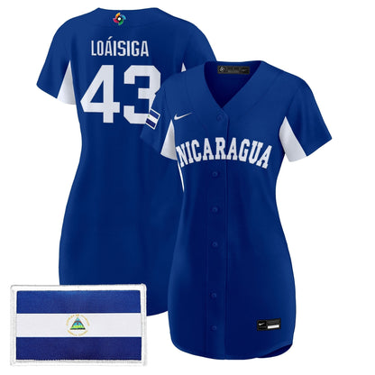 Women's Team Nicaragua 2026 World Baseball Classic Baseball Dress - All Stitched