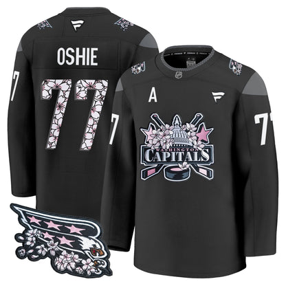 Men's Washington Capitals 2026 Cherry Blossom Premium Jersey - All Stitched