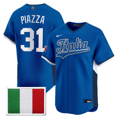 Men's Team Italy 2026 World Baseball Classic Vapor Premier Jersey - All Stitched