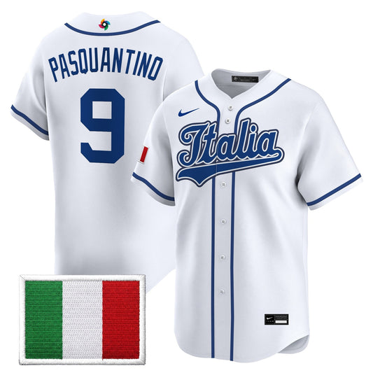 Men's Team Italy 2026 World Baseball Classic Vapor Premier Jersey - All Stitched