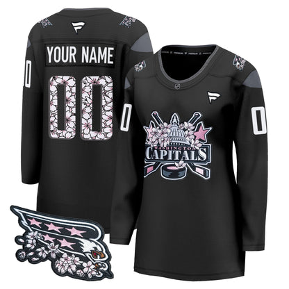 Washington Capitals 2026 Cherry Blossom Premium Custom Jersey - All Stitched