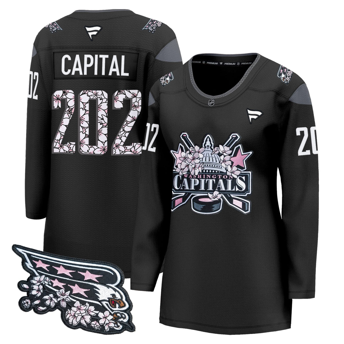 Washington Capitals 2026 Cherry Blossom Premium Jersey - All Stitched