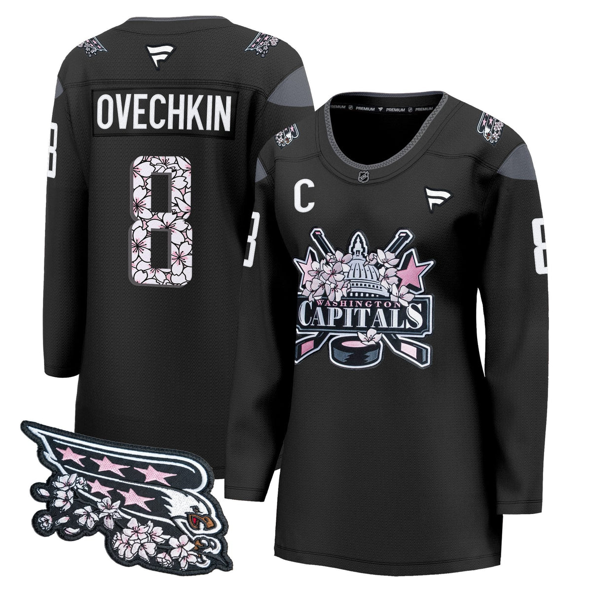Washington Capitals 2026 Cherry Blossom Premium Jersey - All Stitched
