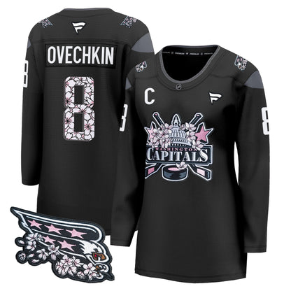 Washington Capitals 2026 Cherry Blossom Premium Jersey - All Stitched