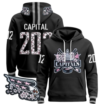 Washington Capitals 2026 Cherry Blossom Pullover Hoodie - All Stitched