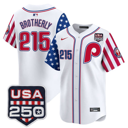 Men's Philadelphia Phillies America250 Edition Vapor Premier Limited Jersey - All Stitched