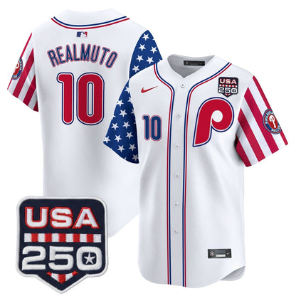Men's Philadelphia Phillies America250 Edition Vapor Premier Limited Jersey - All Stitched