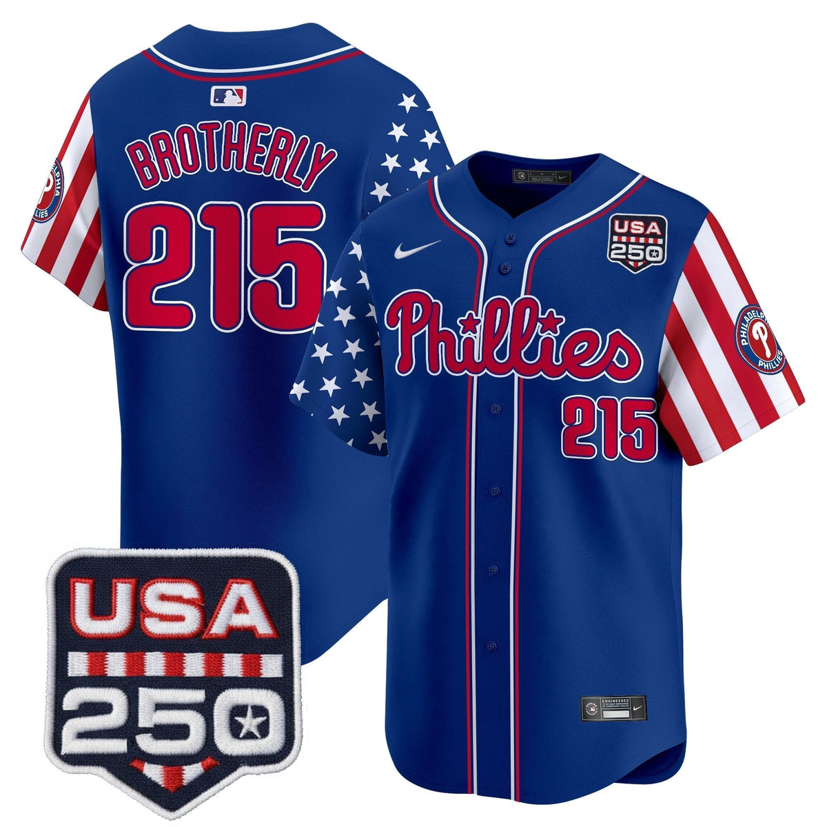 Men's Philadelphia Phillies America250 Edition Vapor Premier Limited Jersey - All Stitched