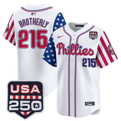 Men's Philadelphia Phillies America250 Edition Vapor Premier Limited Jersey - All Stitched