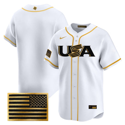 Men's Team USA World Baseball Classic Vapor Premier Jersey - 2026 Roster - All Stitched