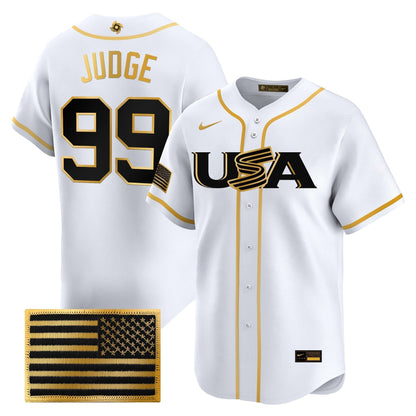 Men's Team USA World Baseball Classic Vapor Premier Jersey - 2026 Roster - All Stitched