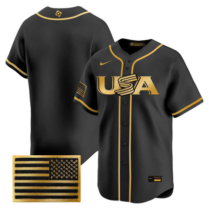 Men's Team USA World Baseball Classic Vapor Premier Jersey - 2026 Roster - All Stitched