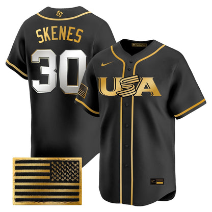 Men's Team USA World Baseball Classic Vapor Premier Jersey - 2026 Roster - All Stitched