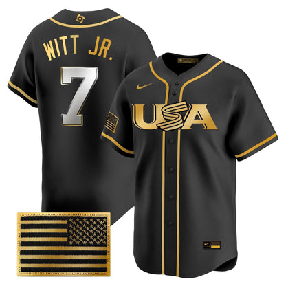 Men's Team USA World Baseball Classic Vapor Premier Jersey - 2026 Roster - All Stitched