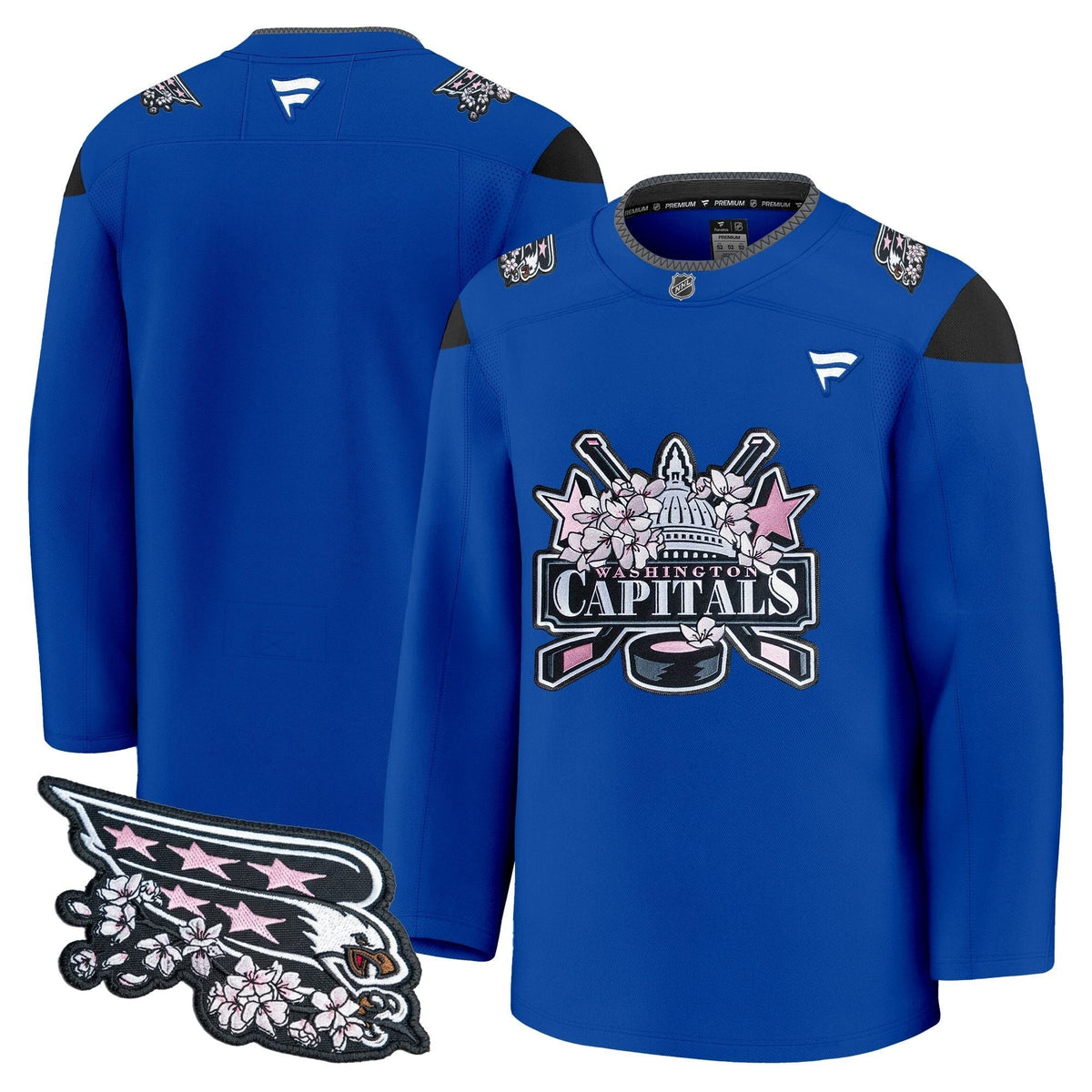 Men's Washington Capitals 2026 Cherry Blossom Premium Jersey - All Stitched
