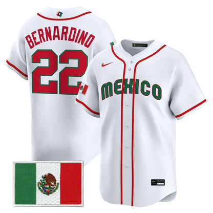 Men's Team Mexico World Baseball Classic Gold Vapor Premier Jersey - All Stitched