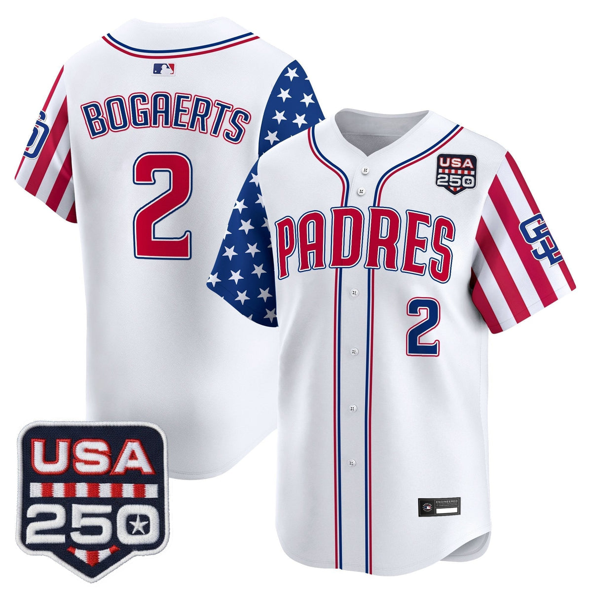 Men's San Diego Padres "America250 Edition" Vapor Premier Limited Jersey - All Stitched