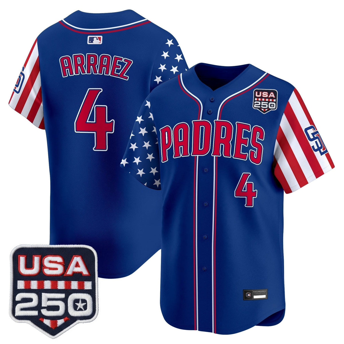 Men's San Diego Padres "America250 Edition" Vapor Premier Limited Jersey - All Stitched