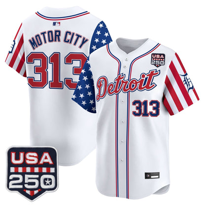 Men's Detroit Tigers "America250 Edition" Vapor Premier Limited Jersey - All Stitched