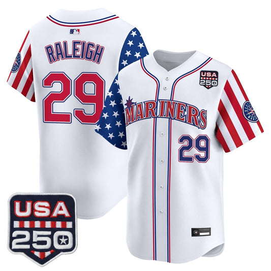Men's Seattle Mariners "America250 Edition" Vapor Premier Limited Jersey - All Stitched