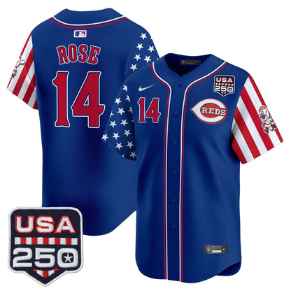 Men's Cincinnati Reds "America250 Edition" Vapor Premier Limited Jersey - All Stitched