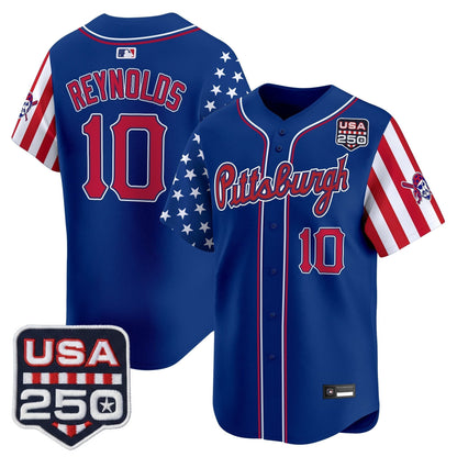 Men's Pittsburgh Pirates "America250 Edition" Vapor Premier Limited Jersey - All Stitched