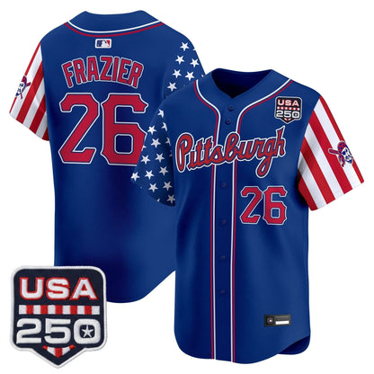 Men's Pittsburgh Pirates "America250 Edition" Vapor Premier Limited Jersey - All Stitched