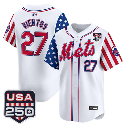 Men's New York Mets "America250 Edition" Vapor Premier Limited Jersey - All Stitched