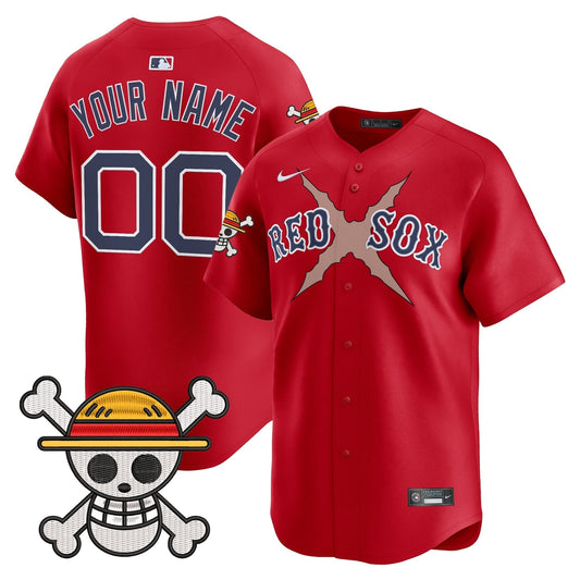 Boston Red Sox x One Piece Vapor Premier Limited Custom Jersey - Stitched